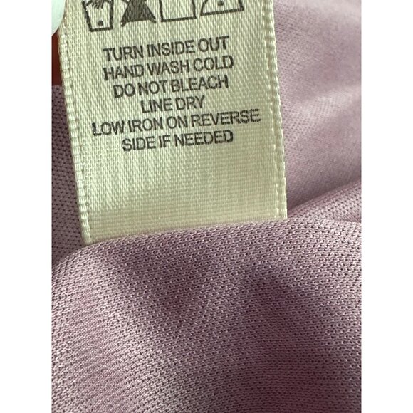 Jessica Simpson Dress Sz XS Boho Maxi Paisley Print Long Sleeve V-Neck Back Tie - Picture 14 of 16